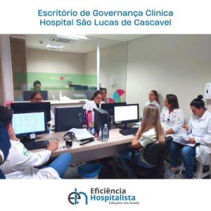 Implementação do Escritório de Governança Clínica no Hospital São Lucas de Cascavel otimiza processos e aprimora cuidados em saúde.