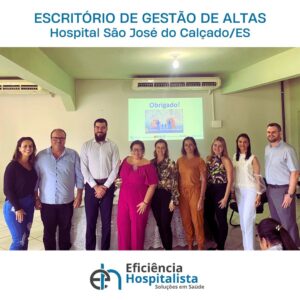 Hospital São José do Calçado transforma cultura institucional com implementação bem-sucedida do Escritório de Gestão de Altas