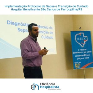 Implementação do protocolo de sepse e transição de cuidado: Eficiência Hospitalista e HBSC juntos em prol da qualidade da assistência.