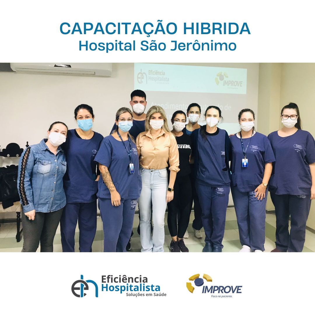 Hospital de São Jerônimo recebe treinamento em atendimento estruturado e cuidados paliativos