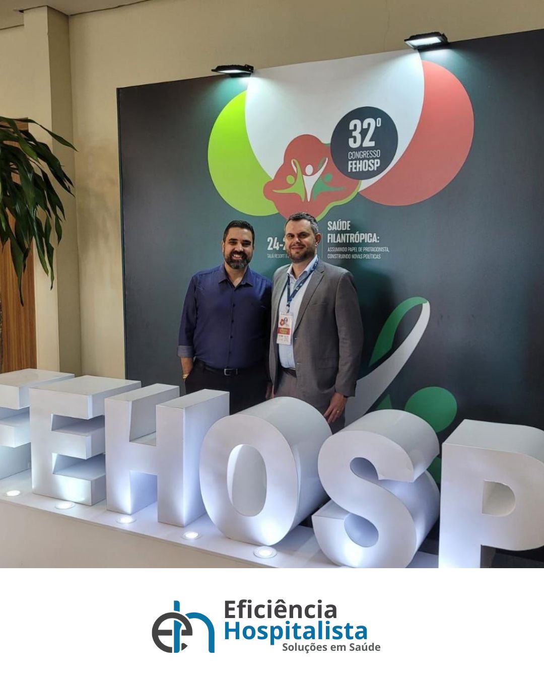 CEO da Eficiência Hospitalista apresenta soluções para a crise na saúde durante o Congresso FEHOSP