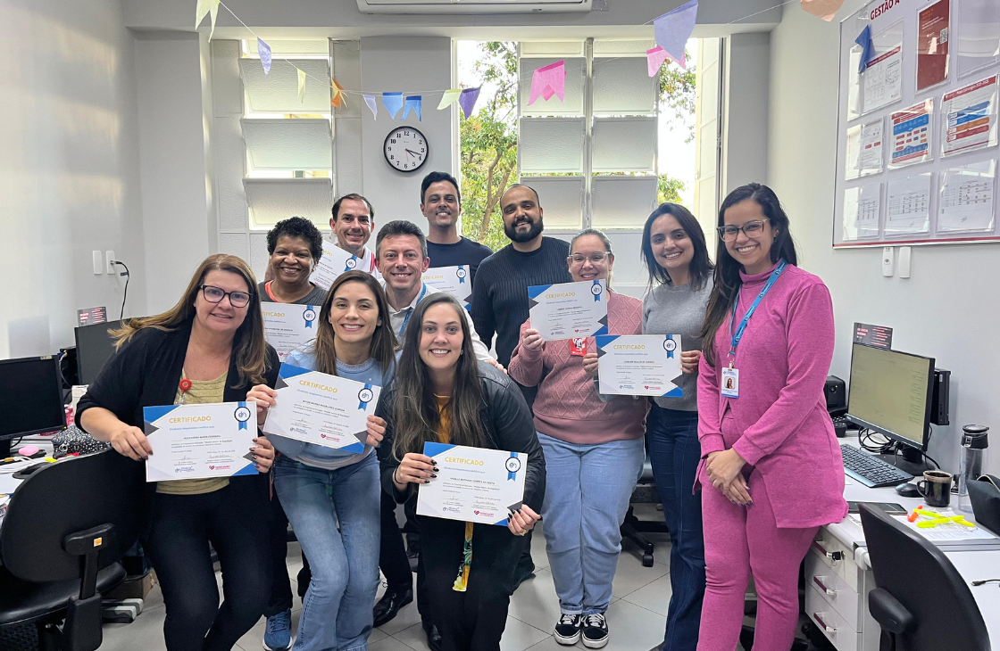 Santa Casa BH conclui projeto de qualificação do Núcleo Interno de Regulação com apoio da Eficiência Hospitalista