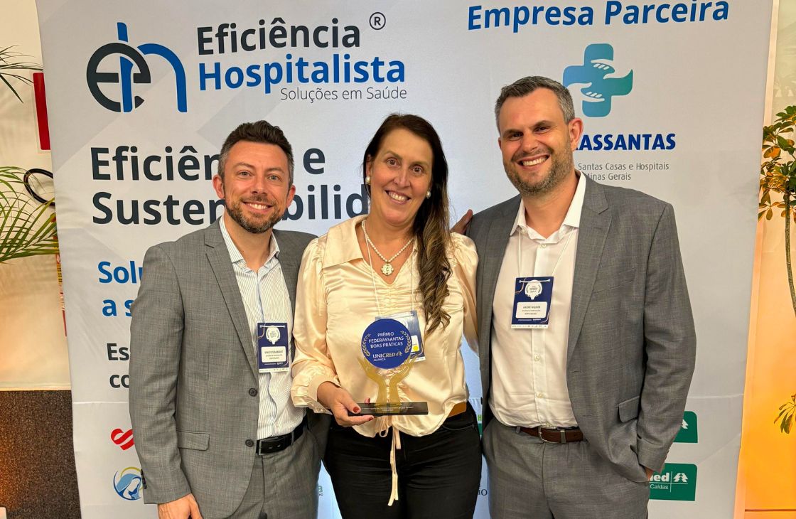 Complexo Hospitalar Samuel Libânio vence Prêmio Federassantas 2025 com projeto do Escritório de Gestão de Altas®